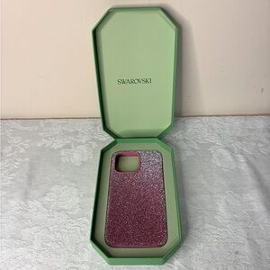 Swarovski Pink Glitter Crystal iPhone Case